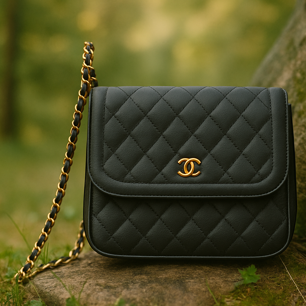 Vintage classic Chanel Black Double Flap