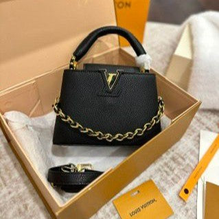 BelleLux LV Capucines Mini – Black